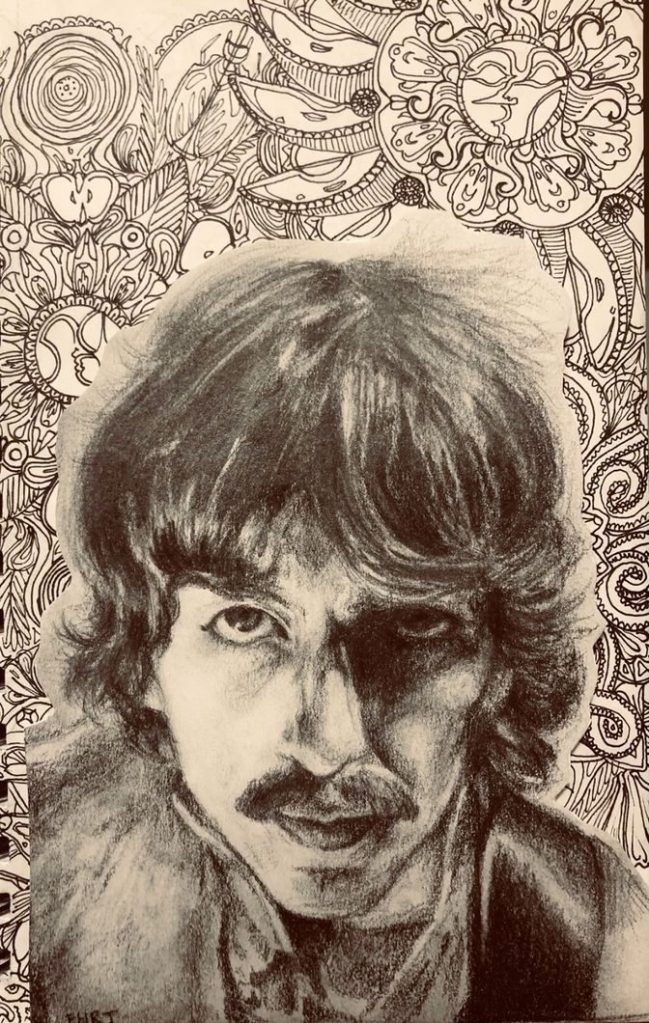Sketch of George Harrison